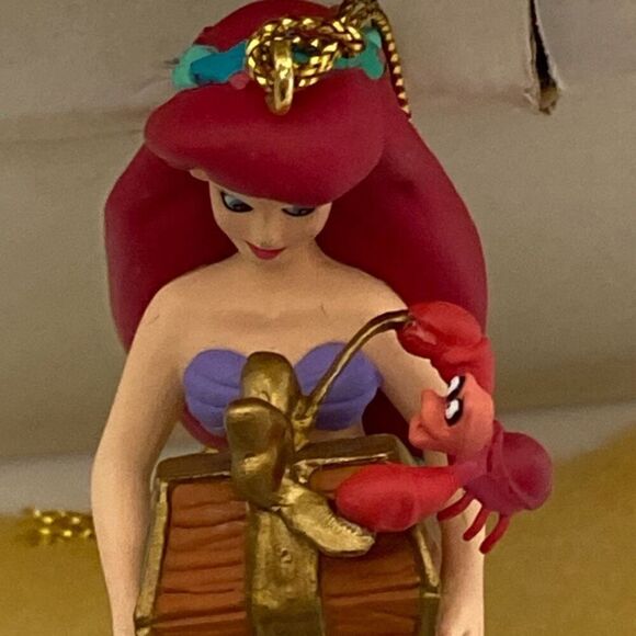 Vintage Grolier Disney Little Mermaid Ariel Sebastian Christmas Tree Ornament - Picture 4 of 8